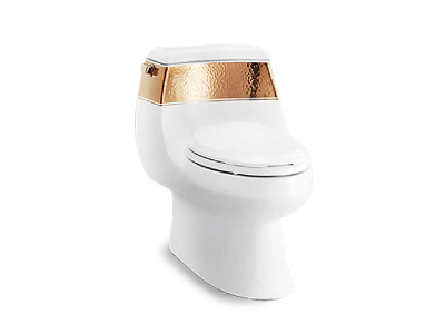 Skirted toilet design