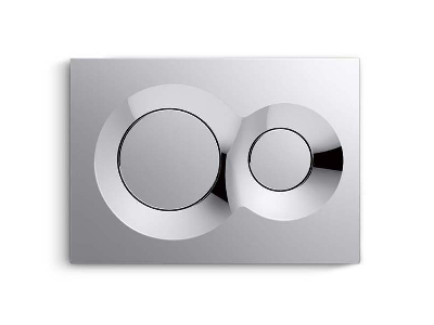 Pneumatic toilet faceplate