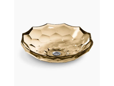 Wash basin glass lavatory